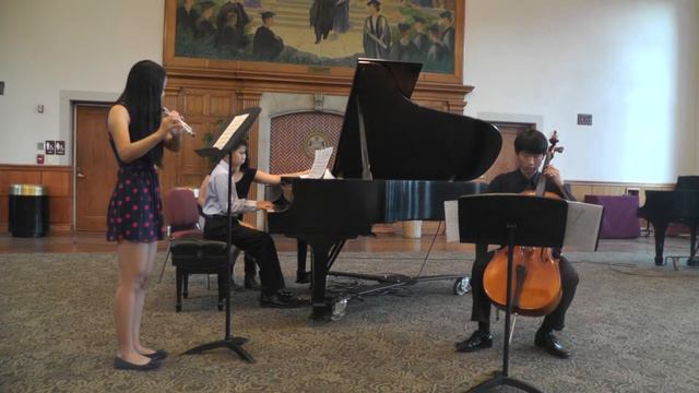 Astor Piazzolla: Oblivion Trio for Piano, Flute & Cello смотреть онлайн