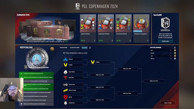 CS2 PGL Copenhagen Major: Playoff Pick'ems смотреть онлайн