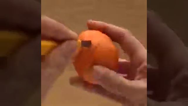 Животные из мандарина