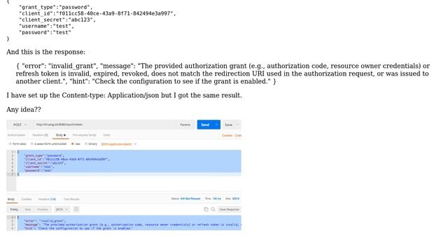 Drupal: What json structure does simple oauth expect? смотреть онлайн