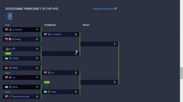 GoodGame WarCraft III Cup #10