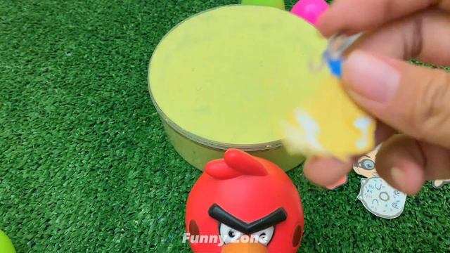 Satisfying Video | Unboxing Angry Birds Surprise Eggs with Kinetic Sand LOL Surprise | ASMR #19 смотреть онлайн