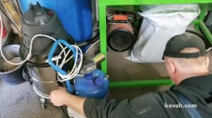 Устройство орехоструйного стенда для чистки деталей от нагара