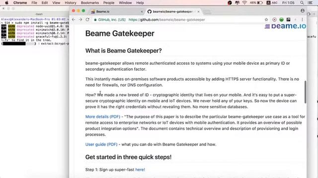 beame-gatekeeper installation for Mac OS #1 смотреть онлайн