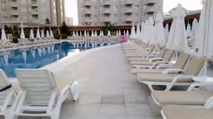 Grand Park Lara Hotel 5*, Turkey, Утренний обзор территории отеля. ПОДРОБНО с комментариями. Антали