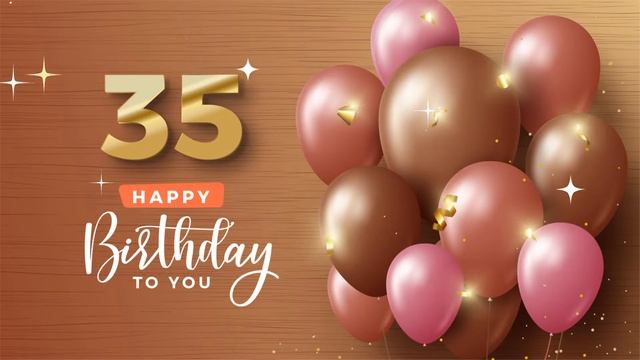 35th Birthday Song │ Happy Birthday To You смотреть онлайн
