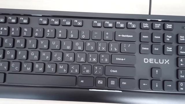 Офисные комплекты беспроводных и проводных клавиатур Delux. Bishkek смотреть онлайн