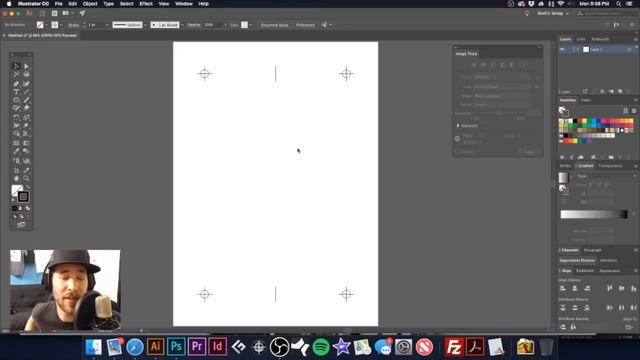 Step by Step How to Make Registration Marks in Adobe Illustrator смотреть онлайн