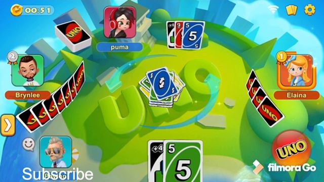 Playing uno on mobile with my friend смотреть онлайн