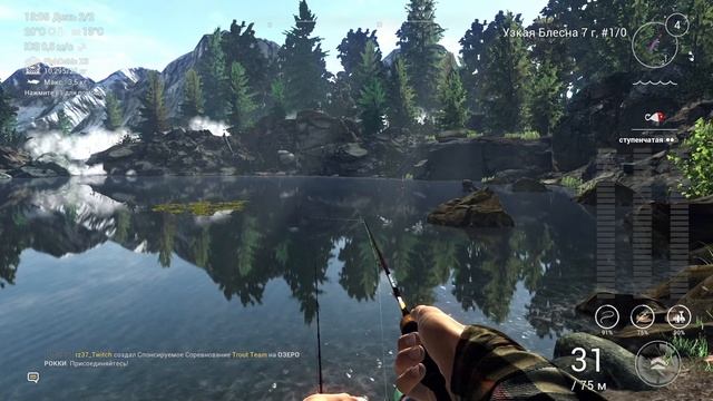 Рыбалка на озере Рокки - Ловля форели - Fishing Planet смотреть онлайн