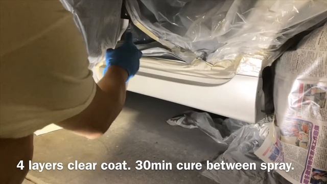 Toyota Prius Side-skirt Blizzard Pearl 070 Repair Repaint смотреть онлайн