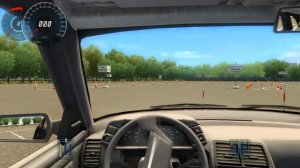 Параллельная парковка задним ходом (автодром) 3D Инструктор