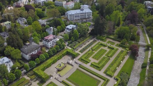 Baden-Baden Город с высоты птичего полета смотреть онлайн