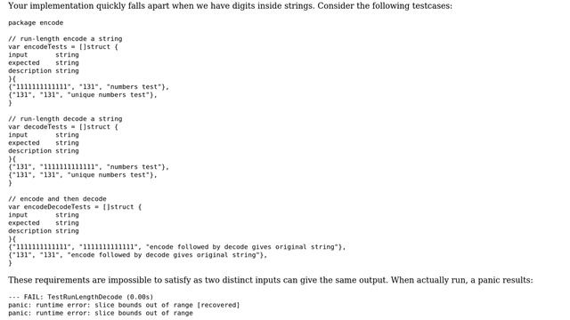 Code Review: Run Length Encoding in Go(lang) (2 Solutions!!) смотреть онлайн