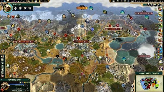 Civilization 5 Brave New World [Part 13] Deity Let's Play as Mongolia смотреть онлайн