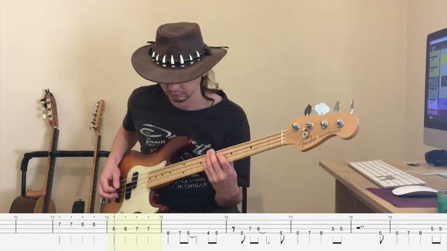 Агата Кристи - Пантера (Bass Cover + Tab) смотреть онлайн