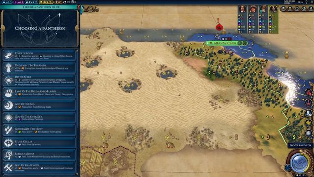 Civ 6 Nzinga Mbande - Let's Play Civilization - Gameplay on Deity смотреть онлайн