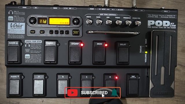 LINE 6 POD XT LIVE - A Sound Demo Guide смотреть онлайн