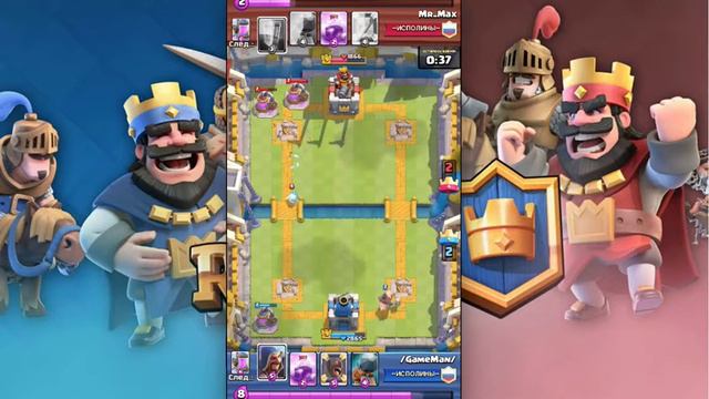 1000 БОЕВЫХ ТАРАНОВ НА КАРТЕ!!! ФАН АТАКА CLASH ROYALE смотреть онлайн