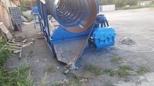 Барабанный грохот. Троммель 4515. Просеиватель грунта.