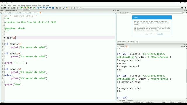 Uso de else y elif - 8 - Python tutorial en español смотреть онлайн