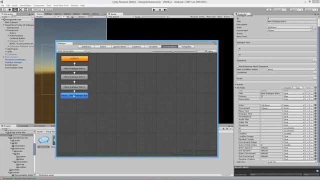 Visual Novel for Dialogue System for Unity Tutorial 1 смотреть онлайн