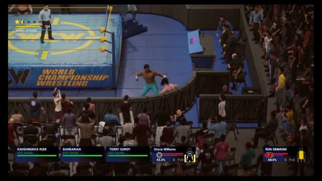 92 Battlebowl Ron Simmons vs Dr Death Steve Williams Wcw World title смотреть онлайн