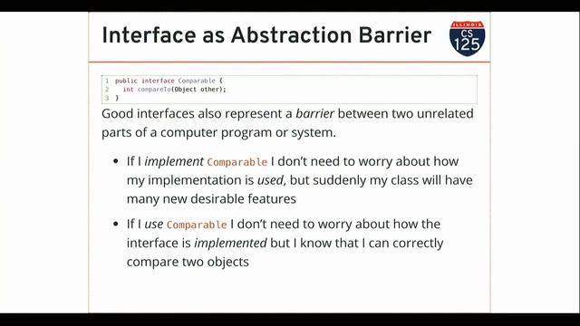 CS 125 Spring 2019: Fri 3.8.2019. More About Interfaces смотреть онлайн