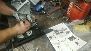 Сборка стойки для УШМ.