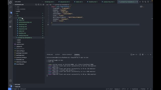 2 - DiagramFlow | NextJS | React | TypeScript | TailwindCSS | OpenAI | LangChain | Mermaid смотреть онлайн
