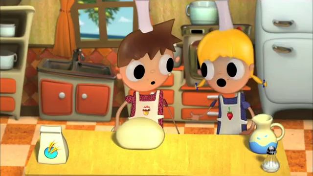 Telmo and Tula - Home made Bread - Cook with children, cartoon series смотреть онлайн