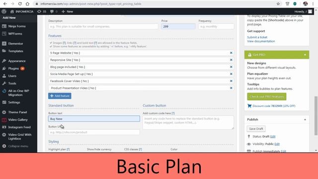 Setup Pricing Table In Wordpress Site Price Plan Updated смотреть онлайн