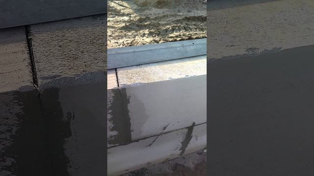 Кладка газоблока. #стройка #блок #кладкаблока #газосиликат #строительство #частныйдом #газоблок