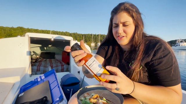 My First Time ALONE At Sea | Camping Inside My SAILBOAT! смотреть онлайн