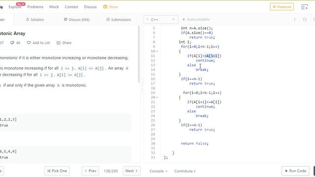 LeetCode 896, Monotonic Array | Competitive Programming | Interview Question | Easy Explanation смотреть онлайн