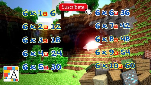 ⛏?APRENDER las TABLAS de multiplicar EN 5 MINUTOS [MINECRAFT]? смотреть онлайн