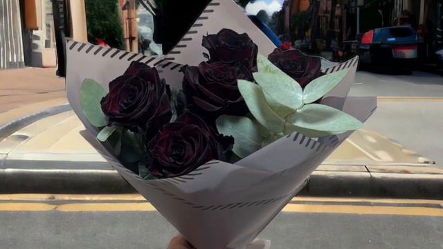 Букет черных роз. Заказ и доставка на сайте https://Rostov-buket.ru #blackrose #black