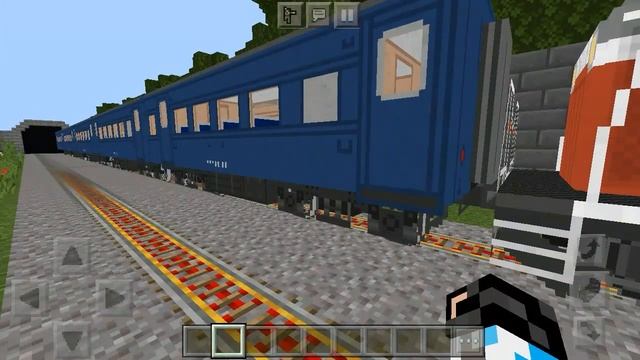 Мод на тепловозы поезд D10 для Minecraft PE / Bedrock смотреть онлайн