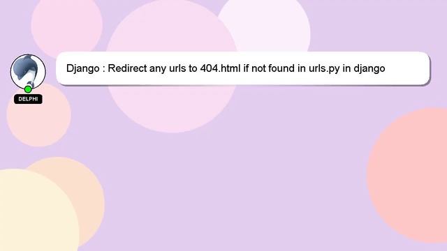 Django : Redirect any urls to 404.html if not found in urls.py in django смотреть онлайн