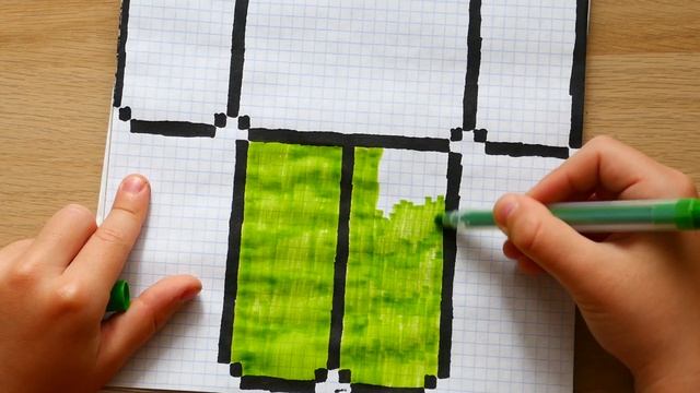 ЧЕЛОВЕК из ИГРЫ ROBLOX ! РИСУНКИ ПО КЛЕТОЧКАМ - PIXEL ART смотреть онлайн