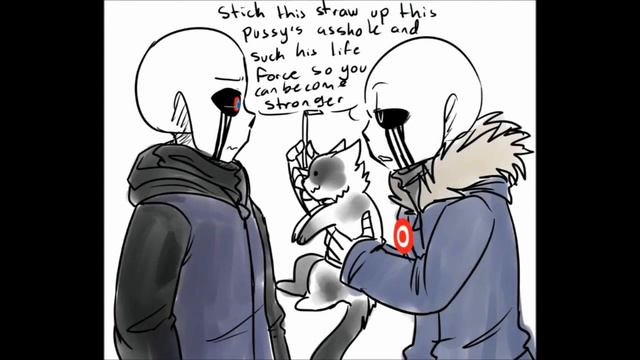 Evil sans [UnderTale AU comic dub) смотреть онлайн