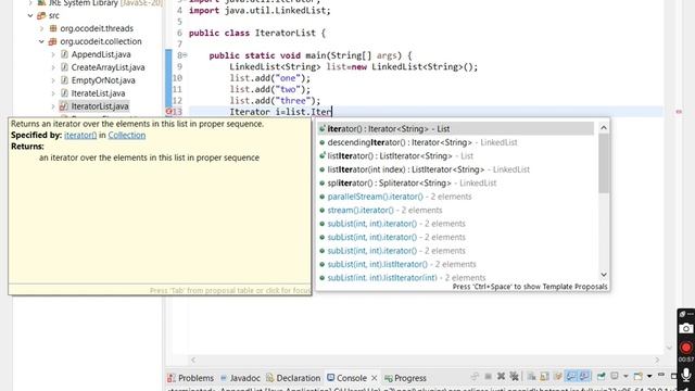 8 Write a Java program to iterate through elements in linked list starting at the specified positio смотреть онлайн