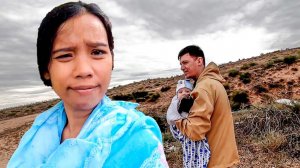 Первое утро на даче в Астрахани и реакция жены из Филиппин. Показываю подворотни и местный колорит