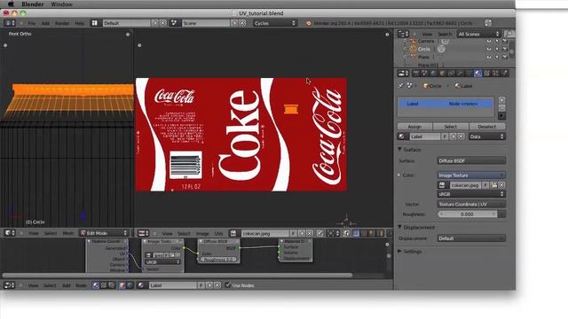 Blender 2 6 Tutorial UV Mapping in Cycles смотреть онлайн
