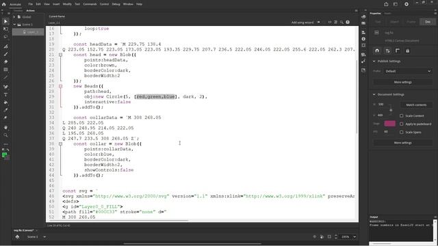 How to convert Adobe Animate to SVG to ZIM Blob and Squiggle смотреть онлайн
