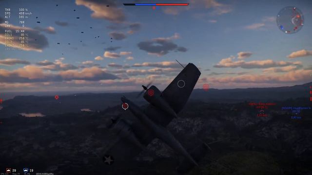 War Thunder | XP-50 RB Gameplay смотреть онлайн
