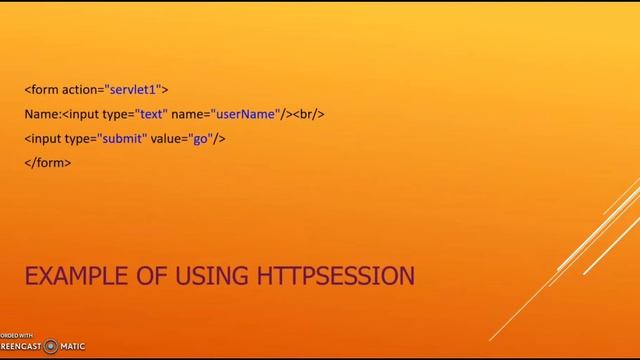 005 : Simple HTTP Session Program in Servlet смотреть онлайн