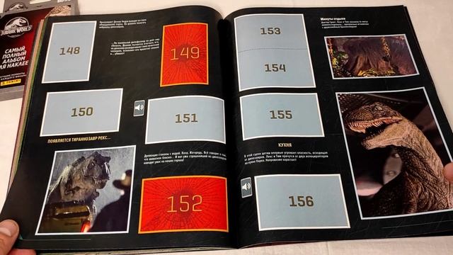 PANINI Jurassic World Anthology /Парк юрского периода. Обзор журнала для наклеек смотреть онлайн