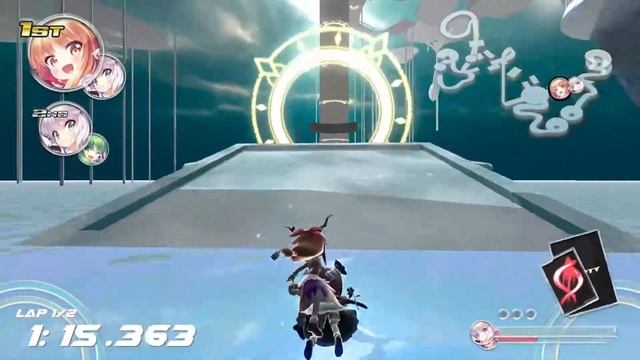 Gensou SkyDrift: Drifting with Suika [Time Trial: Misty Lake Stage] смотреть онлайн