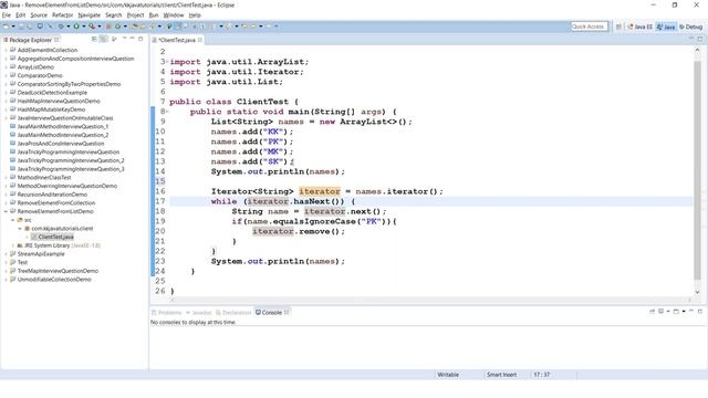 Can we traverse the list and remove its elements in the same iteration loop ? смотреть онлайн